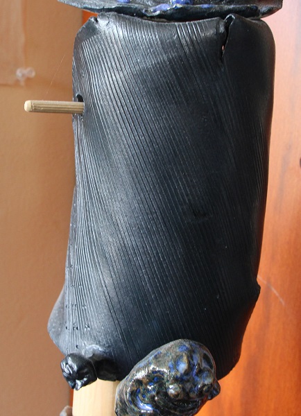 totem - détail - grès
