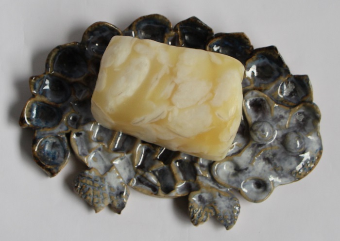 dragon porte savon - grès émaillé