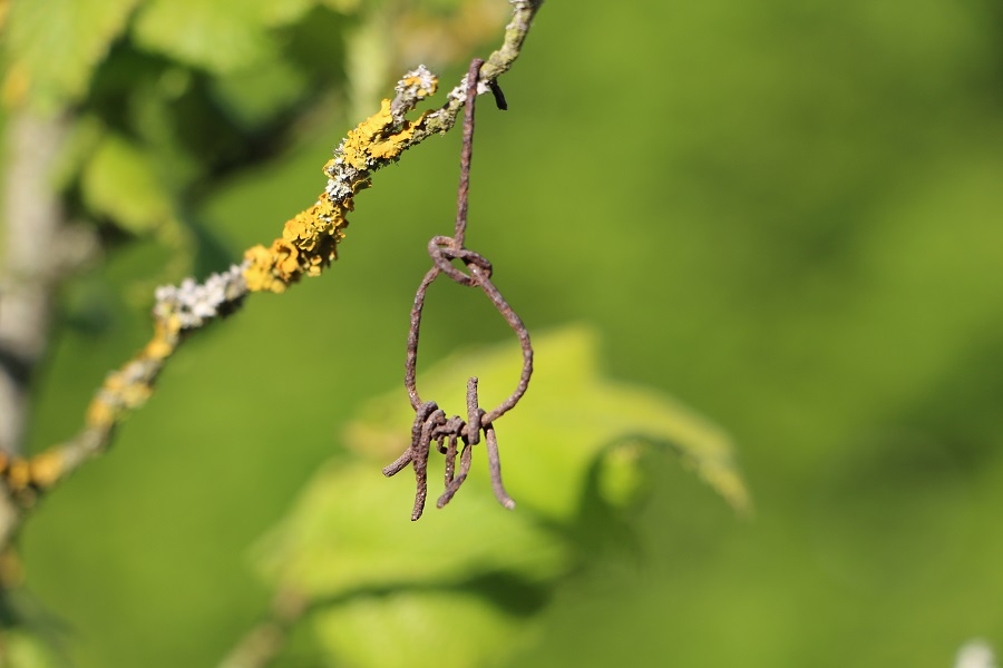 trousseau de clefs - ferraille de bouchon de champagne
