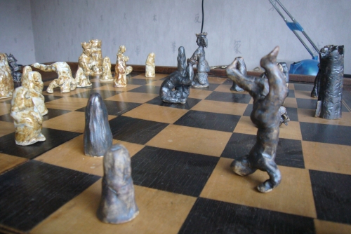 jeu d'échec - grès