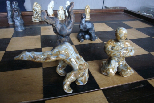 jeu d'échec - grès