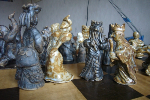 jeu d'échec - grès