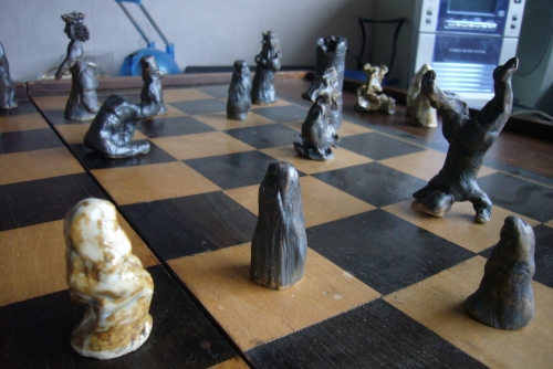 jeu d'échec - grès